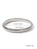 Pulsera Ancha Elástica de Acero de Titanio Popular Transfronteriza Europea y Americana para Mujer Anillo de Rayas Verticales Público Exagerado de Lujo Ligero de Nicho