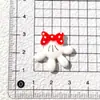 Lindo Lazo Mickey Hecho a Mano DIY Pegamento de Crema Accesorios de Resina Hebilla para Zapatos Croc Funda para Teléfono Celular Joyería Al Por Mayor