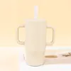 Yutai Transfronteiriça Silicone Binaural Snipette Copo Copo de Aprendizagem para Bebê Resistente a Quedas Resistente a Altas Temperaturas Copo de Comida Copo Anti-queimadura Copo de Silicone