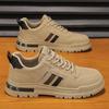 Sapatos de Trabalho Masculinos Verão Respirável Construção Roupa de Trabalho Martin Proteção do Trabalho Sapatos da Moda Masculina 2025 Novo Comércio Exterior Transfronteiriço