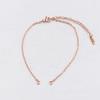 Venta caliente 2 mm delgado color acero oro oro rosa acero inoxidable DIY pulsera cadena accesorios tamaño opcional pulsera