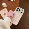 Soporte de Lunares Rosas Adecuado para iPhone 18, 17 Pro Max, iPhone 16, iPhone 15 Funda Suave, Película de Estrella para iPhone 13 Atracción Magnética