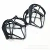 Fabricantes en stock garra de hielo de resorte de silicona cubierta de zapato antideslizante de invierno montañismo antideslizante anticaída cubierta de zapato de resorte redondo