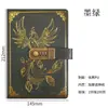 Caja de Regalo Set de Cuaderno de Contraseñas Transfronterizo A5 Libreta de Registro para Reuniones de Negocios de Oficina Diario Retro con Logo Imprimible