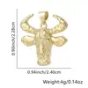 Joyería Transfronteriza Colgante Dominante de Cabeza de Toro Incrustada de Diamantes Personalizado de Moda Hip-Hop para Hombres y Mujeres Cabeza de Toro Punk Cadena para Hombres