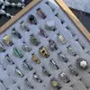 Anillo para Hombres Mayores Apertura Ajustable Estilo de Corte para Mujeres Diseño Retro de Nicho Marca de Moda Anillo de Estilo Frío Dedo Índice