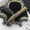Acessórios de Guarnição de Renda com Contas Estilo Chanel, Tecido de Gola de Pérolas, Tira Decorativa para Gola de Roupa com Borda de Renda