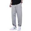 Direto do fabricante: Calças casuais masculinas, calças de moletom tipo jogger elásticas, grossas e de corte folgado para primavera e outono, tamanho grande, calças esportivas versáteis