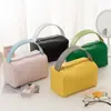 Bolsa de Presente Lembrança Armazenamento Couro Grande Capacidade Estilo Coreano Cosméticos Saída Viagem Artigos de Higiene Pessoal Bolsa de Armazenamento Portátil Impermeável