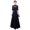 Vestido de Noche Host de Comercio Exterior shopee Vestido Negro de Fiesta del Sudeste Asiático Vestido Largo de Uso Diario para Mujer