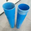 Tubo de Fio de PVC Tubo de Filtro Tubo Peneira de PVC Tubo Rosqueado Tubo de Corte para Poço de Água Profunda de Plástico Tubo de Penetração Tubo de Drenagem para Parede de Poço