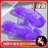 Nuevas Pantuflas de Plástico para Baño para Mujer para Usar Afuera Verano Pantuflas de Cristal Antideslizantes Pies Sin Olor Zapatos de Gelatina de Plástico Transparente