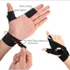 Lanterna de LED luvas de pesca acampamento corrida ciclismo iluminação meia luva com luz luvas de pesca noturna luvas de luz para corrida noturna