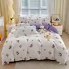 Funda de edredón de algodón puro al por mayor, pieza única, engrosada, funda de edredón 100% algodón para cama matrimonial. Uso de Dormitorio