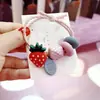 Goma de pelo de fruta linda coreana para niña, cuerda para el pelo, alta elasticidad, cabeza de bola, anillo para coleta de pelo, grueso, cuerda para el pelo tipo I