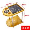Mesa de Mahjong Mesa de Centro Pequeña Máquina de Mahjong Junto a Mesa de Té de Plástico Salón de Mahjong Estante para Ollas Sala de Ajedrez y Cartas Estante para Tazas de Té