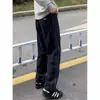 Calça Xadrez Versátil Masculina Verão Estilo Americano High Street Verde Militar Macacão Reto Marca Tendência Solta Casual Calça Tendência
