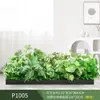 Paisagismo com Plantas Verdes Simulação Floreira Divisória de Piso Arte Floral de Chão Paisagem de Plantas Combinação de Floreira Flor Artificial em Vaso Bonsai Decoração