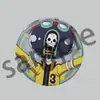 Ímãs de Geladeira One Piece, Adesivos Magnéticos, Adesivos Decorativos à Prova d'Água, Decorações para Geladeira Doméstica, Acessórios de Personagens One Piece