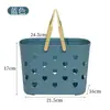 Cesta de Banho Transparente Portátil Cesta de Armazenamento Banheiro Cesta Suspensa para Frutas e Legumes Chuveiro Frutas Suprimentos de Limpeza Cesta de Armazenamento com Drenagem