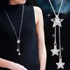 Cadena Larga para Suéter, Collar de Lujo Ligero y de Alta Gama para Mujer, Accesorio de Borla Moderno y Versátil, Colgante Simple de Perla que No se Desvanece