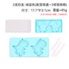 Caixa de Forma de Sorvete da Moda para Picolés de Silicone Caseiros para Crianças, Barras de Sorvete, Design Fofo de Desenho Animado para Uso Doméstico