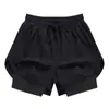 Bañador de Doble Capa Anti-Exposición para Hombre de Verano con Forro Bañador Pantalones Deportivos de Secado Rápido para Entrenamiento en Pista y Campo