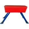 Equipo de Entrenamiento de Salto para Cabras Grandes y Pequeñas Tabla de Salto con Resorte Caballo de Salto Ajustable para Niños Caballo con Arzones Ajustable para Jardín de Infancia Caja de Salto Desmontable