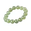 Pulseira Gelo Transparente de Jade Hetian Imitação com Toque Simples e Sofisticado, Pulseira de Contas Redondas em Vários Tamanhos, Presente Versátil para Mulheres, Atacado