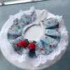 Babeo para Perro Mediano y Pequeño de Gato Collar de Joyería para Mascotas Cascabel para Perro Lazo para Perro Toalla Antideslizante para Mascotas