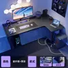 Mesa de esquina para juegos mesa de computadora escritorio para el hogar escritorio doble estantería mesa integrada mesa de esquina para dormitorio escritorio