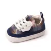 Zapatos de Lona Suela Suave 0-6-12 Meses Zapatos para Bebé Zapatos de Bebé para Primavera y Otoño Zapatos Casuales a Cuadros BC3006