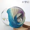 Hilo de Lana Arcoíris para Tejer, Hilo Suave para Bufanda Chal Femenina, Hilo para Tejer DIY, Hilo Degradado