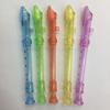 Flauta doce mini de plástico com seis furos clarinete de prática infantil materiais de aprendizagem e ensino equipamento musical de educação infantil presentes promocionais