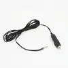 Cable de Extensión Negro para Encendedor de Cigarrillos, Suministros del Fabricante de Encendedores de Cigarrillos para Coche, Personalización de Soporte Trasero