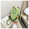 Bolso Pequeño Cruzado de Correa de Color Contrastante Estilo Coreano, Multicolor, Mini Bolso para Teléfono de Alta Apariencia, Bolso Cruzado Casual Simple para Mujer