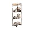 Novo Carrinho de Chão Porta-objetos Doméstico Multifuncional Porta-armazenamento de Mesa Cozinha Banheiro Rack Transparente