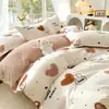 Nuevo Modelo 2026 Juego de Cama de Cuatro Piezas para Todas las Estaciones, Sábana Individual y Funda de Edredón, Juego de Tres Piezas para Dormitorio Estudiantil, Lavable a Máquina