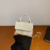 Bolsa mini quadrada versátil com corrente acoplada para mulheres, bolsa transversal de nicho de alta qualidade, nova moda primavera