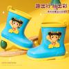 Galochas de Chuva Infantis Nezha, Galochas Antiderrapantes para Bebês Meninos, Sapatos Aquáticos Impermeáveis para Alunos do Ensino Fundamental Meninas em Dias Chuvosos, Sapatos de Borracha para Crianças Pequenas