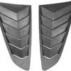 Adecuado para Ford Mustang 15-23 Rejilla de Ventilación Falsa Trasera Persianas para Ventana Trasera Accesorios para Rejilla de Ventilación de Ventana Triangular Trasera