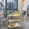 Carritos de comida, carritos de servicio, carritos para servir bebidas en restaurantes de hotel, carritos de mano de varios niveles para pasteles y té, fabricante de oro