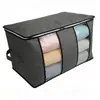 Bolsas de Armazenamento em Tecido Não Tecido para Uso Doméstico, Bolsas de Armazenamento Seladas, Bolsas à Prova de Poeira para Roupas, Bolsas de Armazenamento para Colchas, Bolsas Espessadas para Organização de Roupas