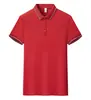Playeras Polo Talla Grande con Impresión de Logo Personalizado, Ropa de Trabajo de Verano Transfronteriza de Algodón Seda Hielo, Ropa de Trabajo para Equipo, Camisetas de Manga Corta Hechas a Medida