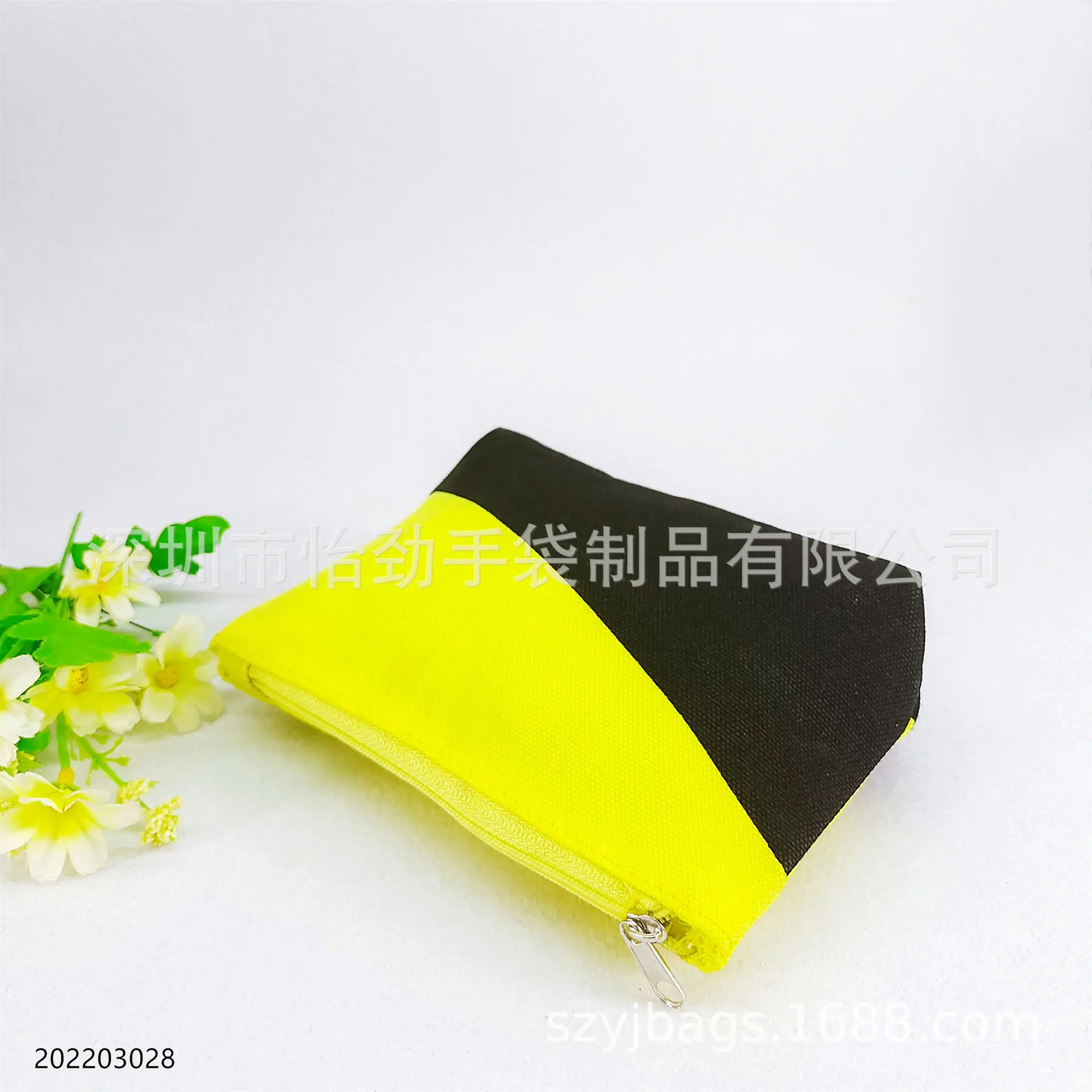 间色帆布袋 帆布化妆包