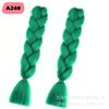 Productos de trenzas grandes monocromáticas Comercio exterior África Europa y América Color Seda de alta temperatura Trenza sucia Trenza grande Peluca caliente transfronteriza