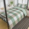 Algodão Três Peças Dormitório Estudantil Algodão Puro Seis Peças Cama Lençóis de Cama Capa de Edredom Cama Elástica Conjunto para Dormitório Compra em Grupo Atacado