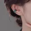 Clip de Oreja Palma Calavera, Estilo Gótico Oscuro, Brazalete de Oreja Garra Vintage, Pendientes Personalizados Sin Perforar al por Mayor