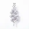 12/15 Cabeças Decoração de Natal Pó Dourado Frutas Vermelhas Coloridas Fio para Árvore de Natal Espuma Sem Desprendimento de Pó Haste de Inserção Arranjo de Atmosfera