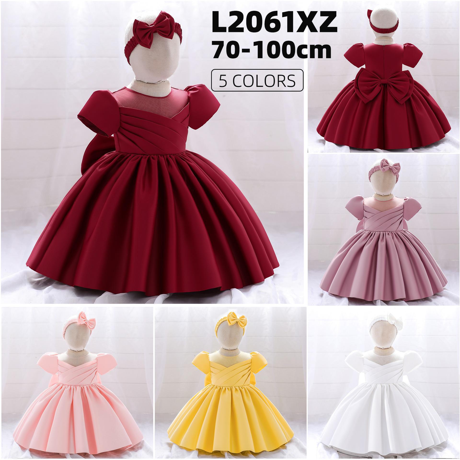 短袖婴幼儿礼服裙